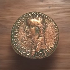 Roman Caligula As Bronze VESTA