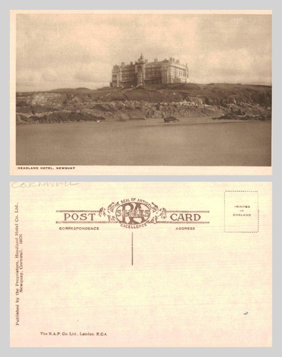 Vintage postcard headland - postcard,
