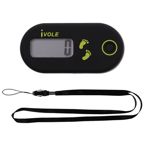 Portable digital step counter - digital,