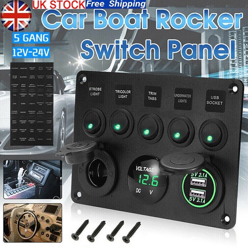 Gang rocker switch panel - rocker,