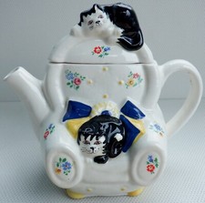 WADE Vintage Teapot Cats