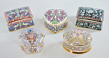 WILLIAM MORRIS BONE CHINA TRINKET PILL BOX - CHOOSE FROM DROP DOWN LIST