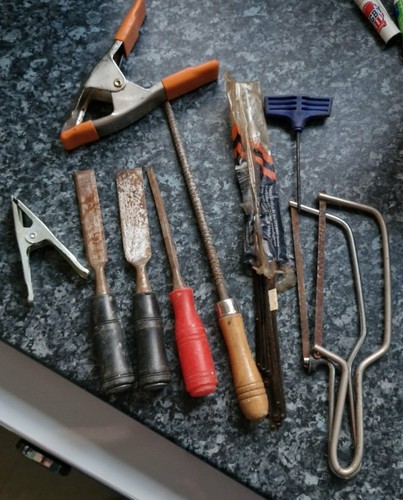 Various old woodworking tools - various,