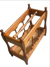 Vintage Brown Wooden Magazine