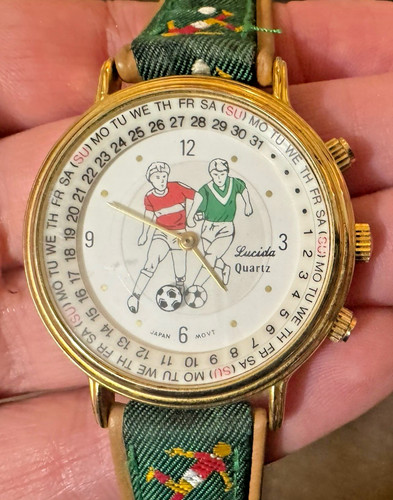 Vintage lucia quartz - lucia, soccer
