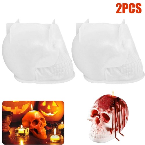 Skull candle moulds 3d - moulds,