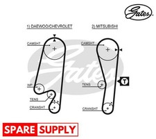 TIMING BELT FOR CHEVROLET