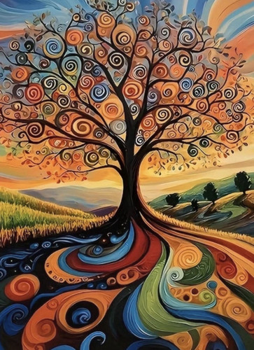 Van gogh world tree - van,
