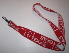 I love Texas Lanyard Lanyard
