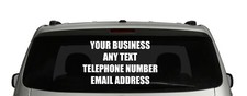  Personalised Business Rear