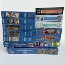 14 x 500 Piece Gibson Jigsaw Puzzles Bundle