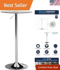 23.5'' Round Glass Cocktail