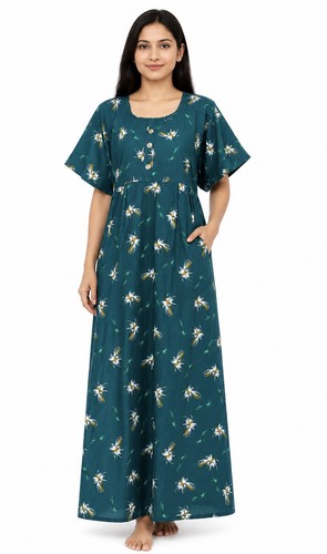 Indian night dress cotton - night,