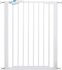 Munchkin Lindam Alloy Steel Stair Gate, Tall Stair Gate 91.4Cm, Easy Fit Deluxe 