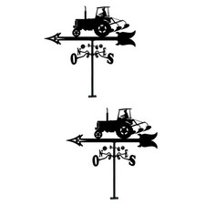  2 PCS Vintage Tractor Weather