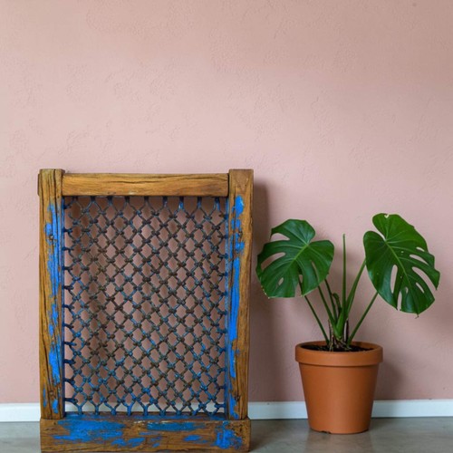 Vintage wooden iron metal - iron,