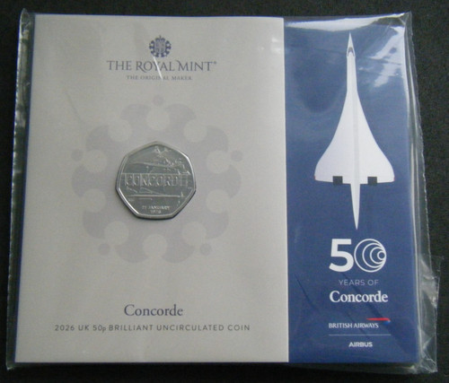 2026 years concorde 50p - years,