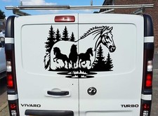 Car Stickers Horse Camper Van