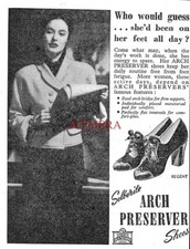 Selberite ARCH PRESERVER Ladies REGENT Shoes ADVERT Small 1940s Print Ad 162/113