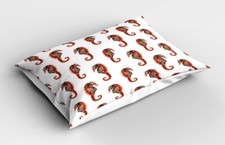 Seahorse Pillow Sham Pattern