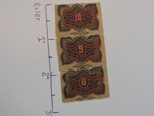 Rare 1880 strip brooklyn - strip, of