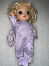 Vintage Hasbro Baby Alive Doll Interactive Talking Doll 14" Tall