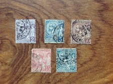Monaco 1891 Used Stamps. Free UK Postage