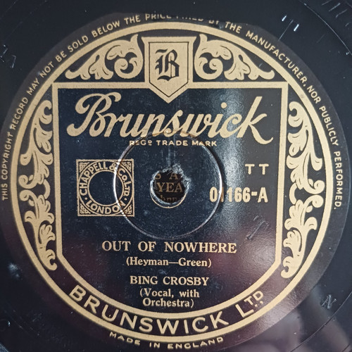 Bing crosby out nowhere - bing, of