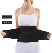 2 X WOMENS X-LARGE WAIST TRAINER BODY SHAPER TUMMY CONTROL BELT BELLY FAT BURNER