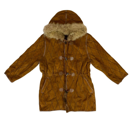 Vintage 90s brown suede - vintage,