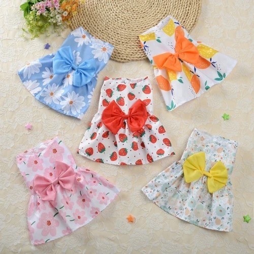 Floral printed puppy princess - floral,