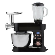 Multi-function 1200W Stand Mixer - Black/Rose Gold