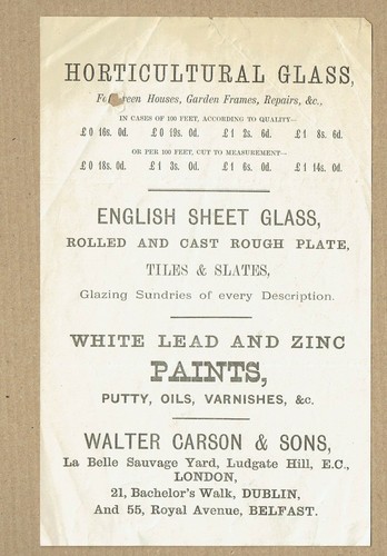Original advertising flyer