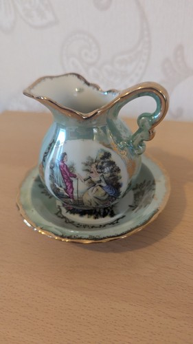 Lovely little jug and - lovely, plate