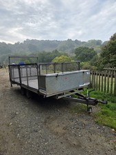 Indespension caged beavertail trailer