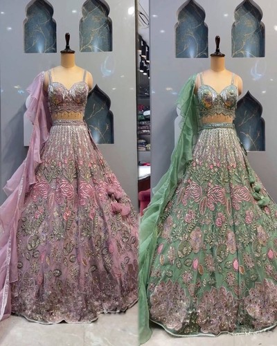 Party lehenga choli indian - lehenga,
