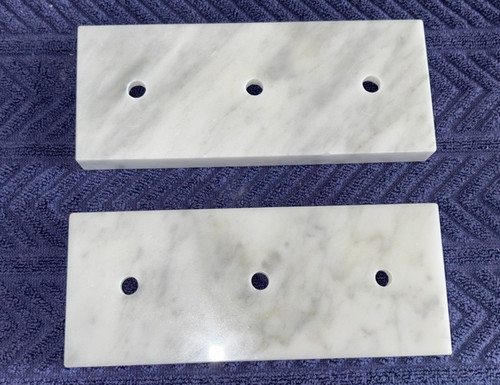White marble trophy base - white,