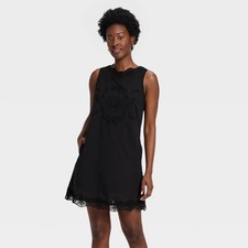 Women's Cutwork Mini Shift