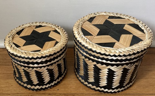 Vintage set round - (2),
