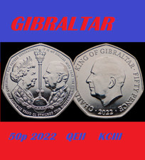 Gibraltar coin 50p - , pence