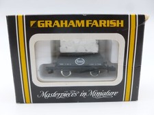 Graham Farish N Gauge No 2814 10 Ton Esso Flat Tank Wagon Black Livery