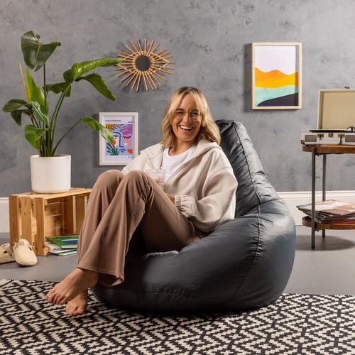 Slate grey bean - grey, recliner