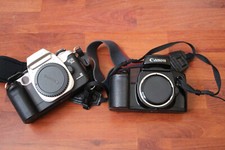 CANON EOS ELAN CAMERA BODY & CANON EOS 50E CAMERA BODY, (UNTESTED/SPARES).