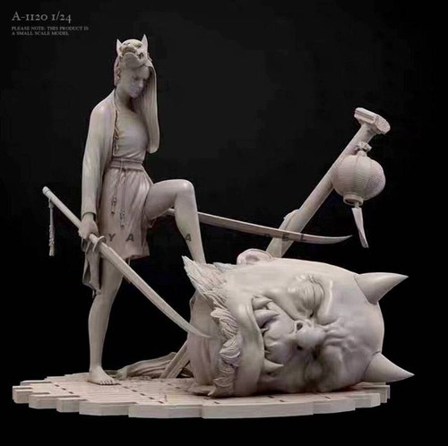 Resin model kit beautiful - 1/24,