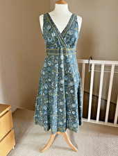 East Anokhi Dress Size 10 Blue