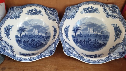 Pair vintage johnson brothers - vintage,