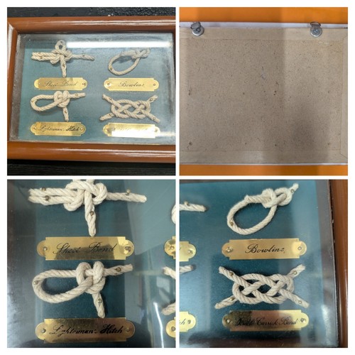 Framed nautical knot - , display