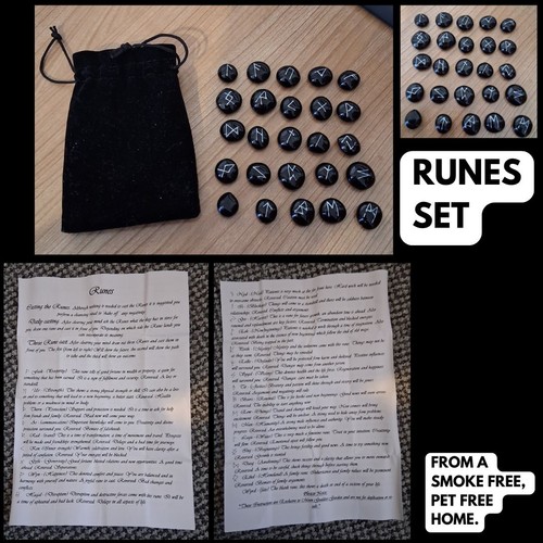 Set rune stones with bag - set, of