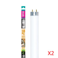 Arcadia Euro Range D3 +T8 Reptile UVB Light 750mm,Desert 10% (10.0) 25W (X2) NEW