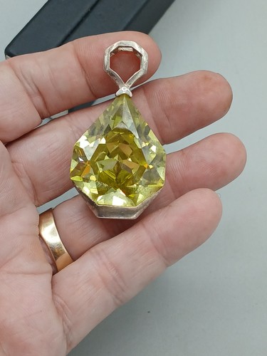 Big vintage silver sterling
